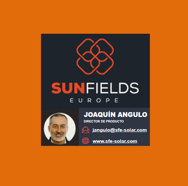 Logo de Sunfields Europe, proveedor de equipamiento para sistemas fotovoltaicos y paneles solares de Ximofotovoltaica